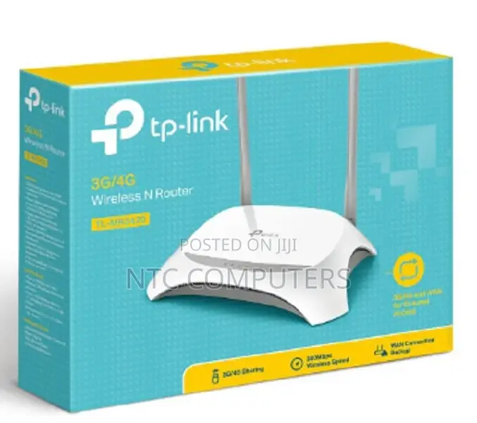 Tp-Link 300mbps 3g/4g Wireless N Router - Tl-Mr3420