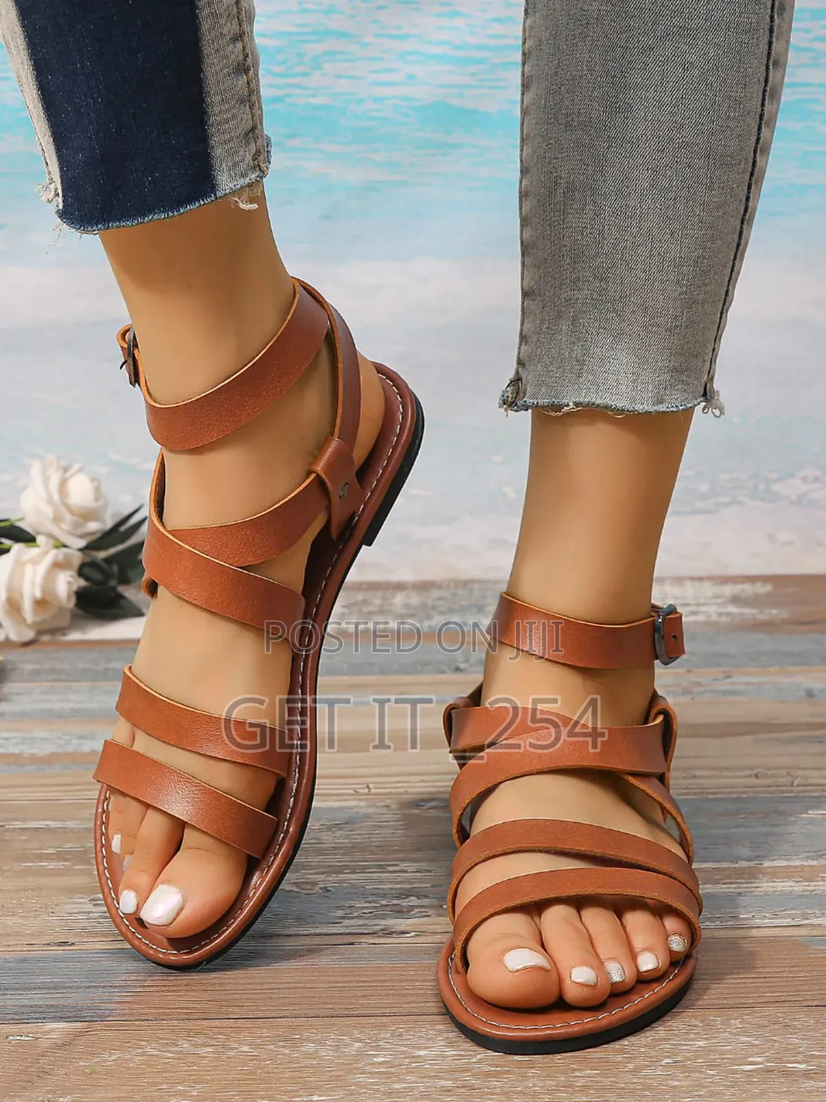 *Ladies Leather Sandals * *Sizes 41,42*