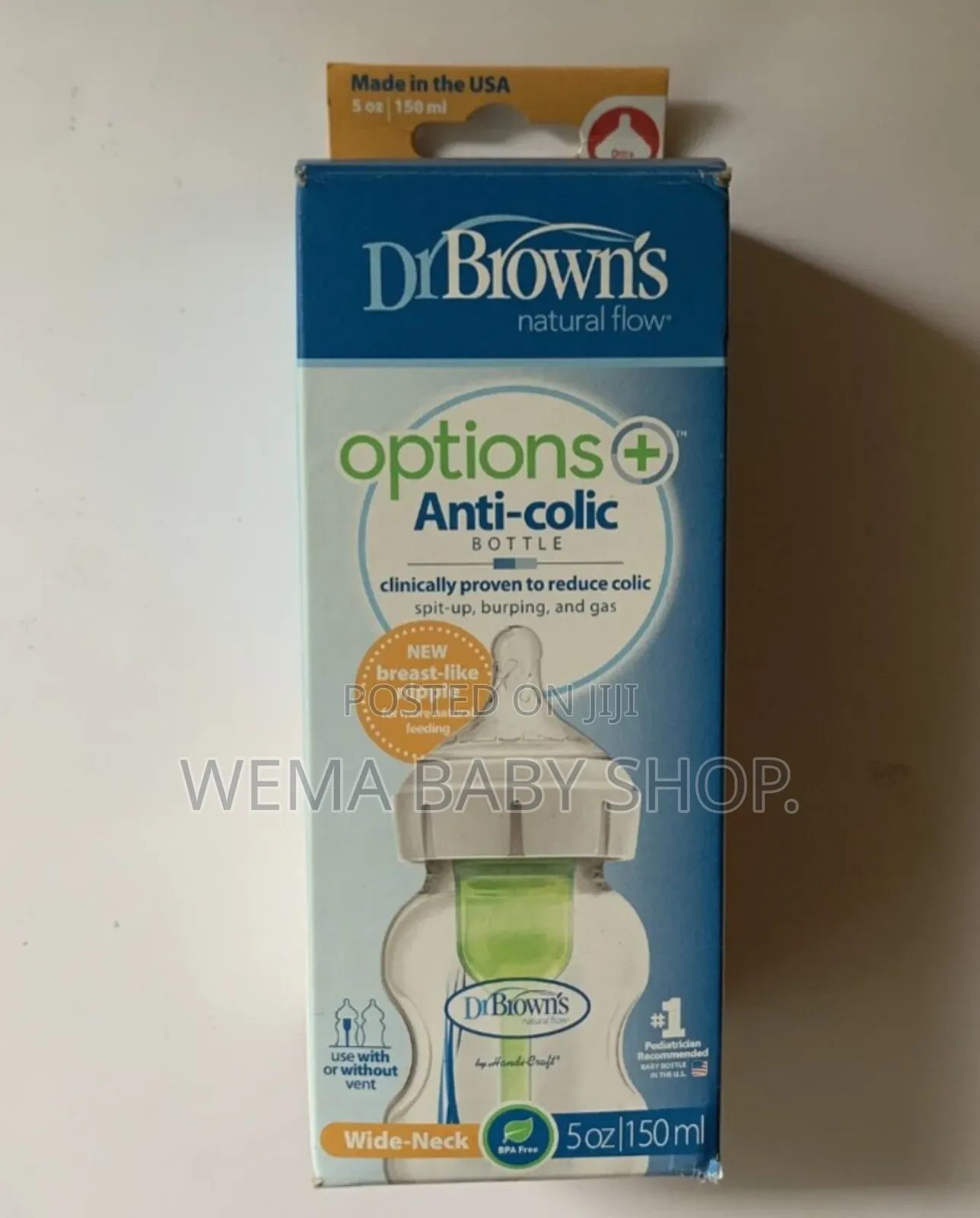 Dr Browns Natural Flow /Anti-Colic Feeding Bottle
