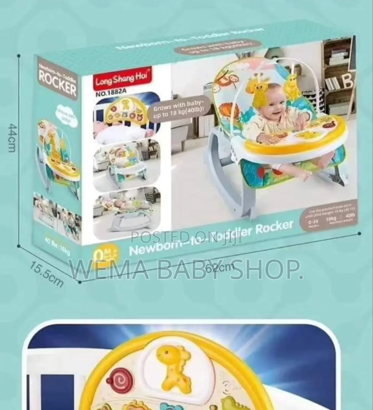 3 in 1 Musical Baby Rocker