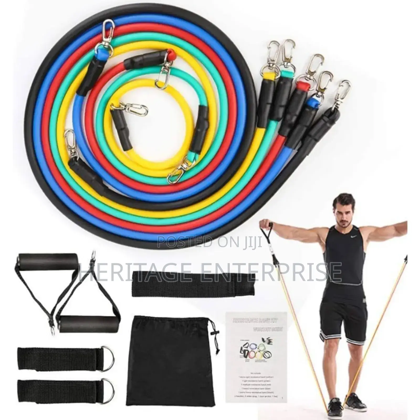 Resistance Band 11pcs Exercise Band