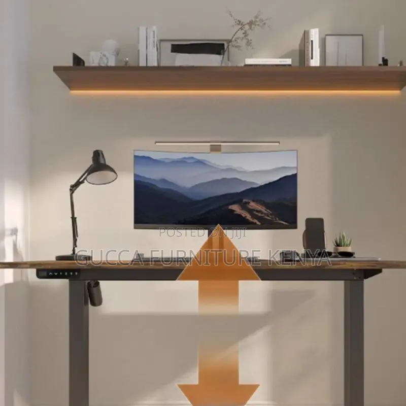 Office Tables: Motorized Standing Adjustable Electric Desk