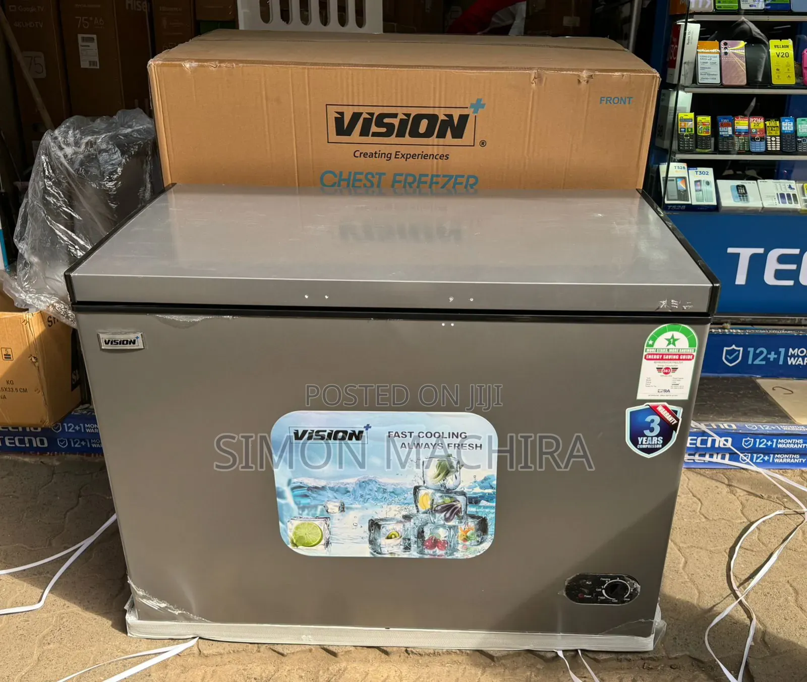 300L Chest Freezer With Cooling Pad