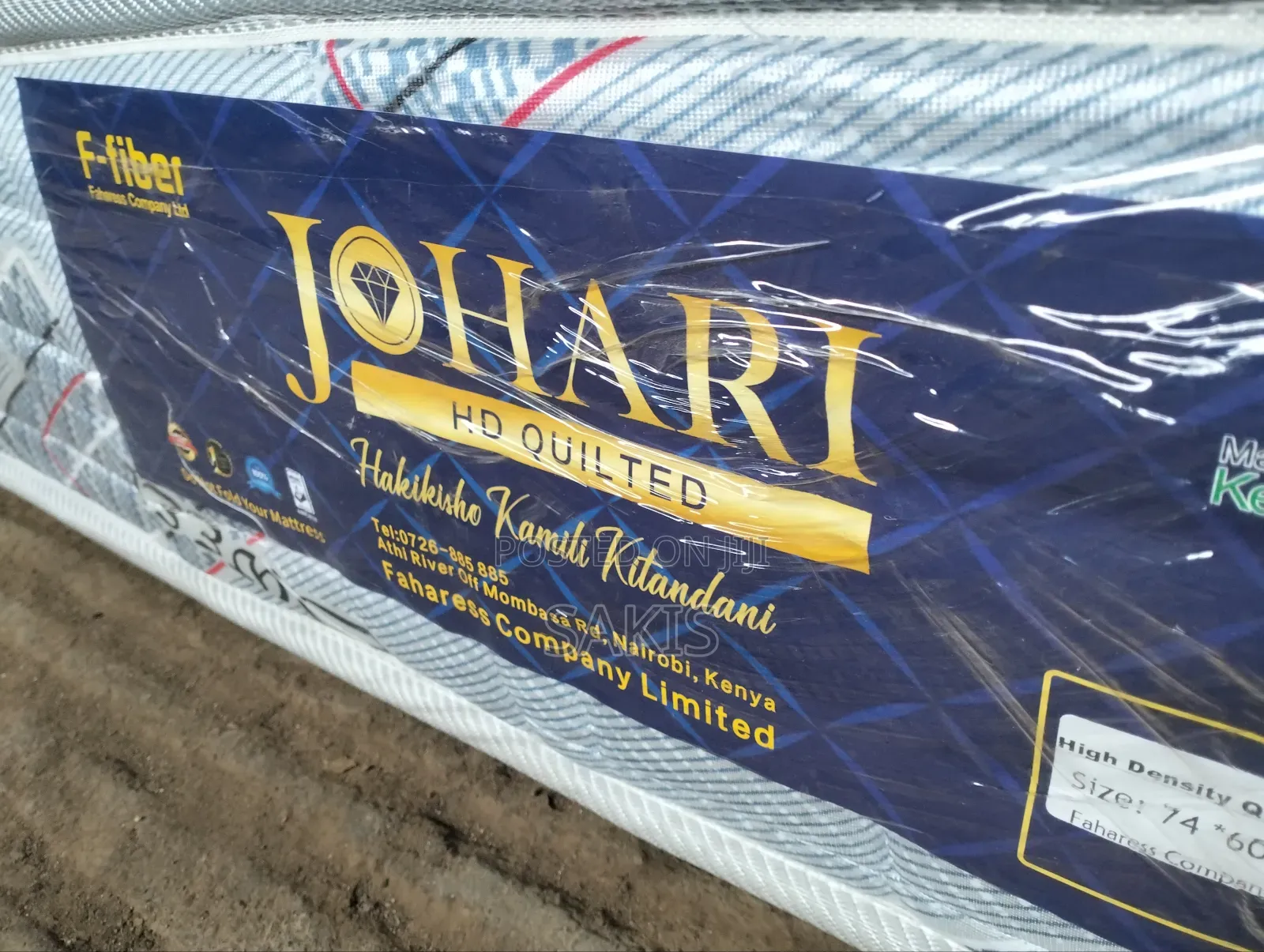 Buy Johari 4 X 6 X 8" Fibre HDQ Mattresses. Free Delivery