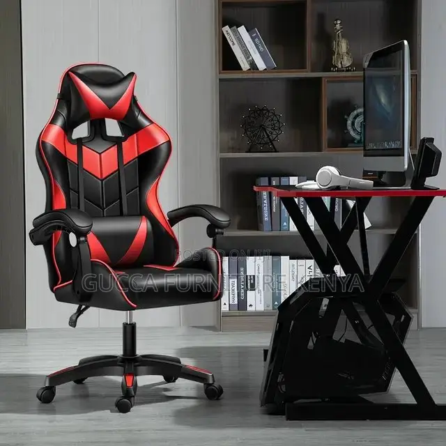 Office Chairs: Neo Faux Leather Sport Racing Gaming Chair