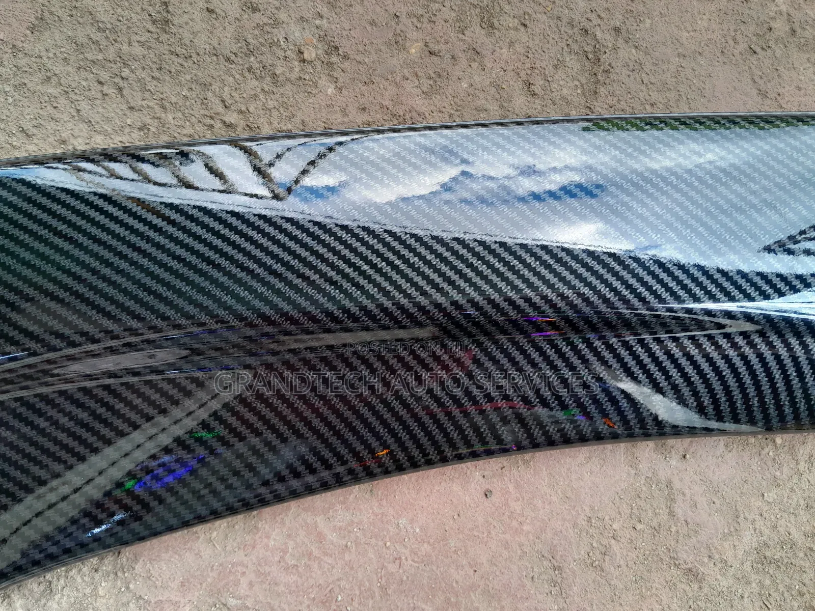Front Carbon Fibre Bumper Lip.