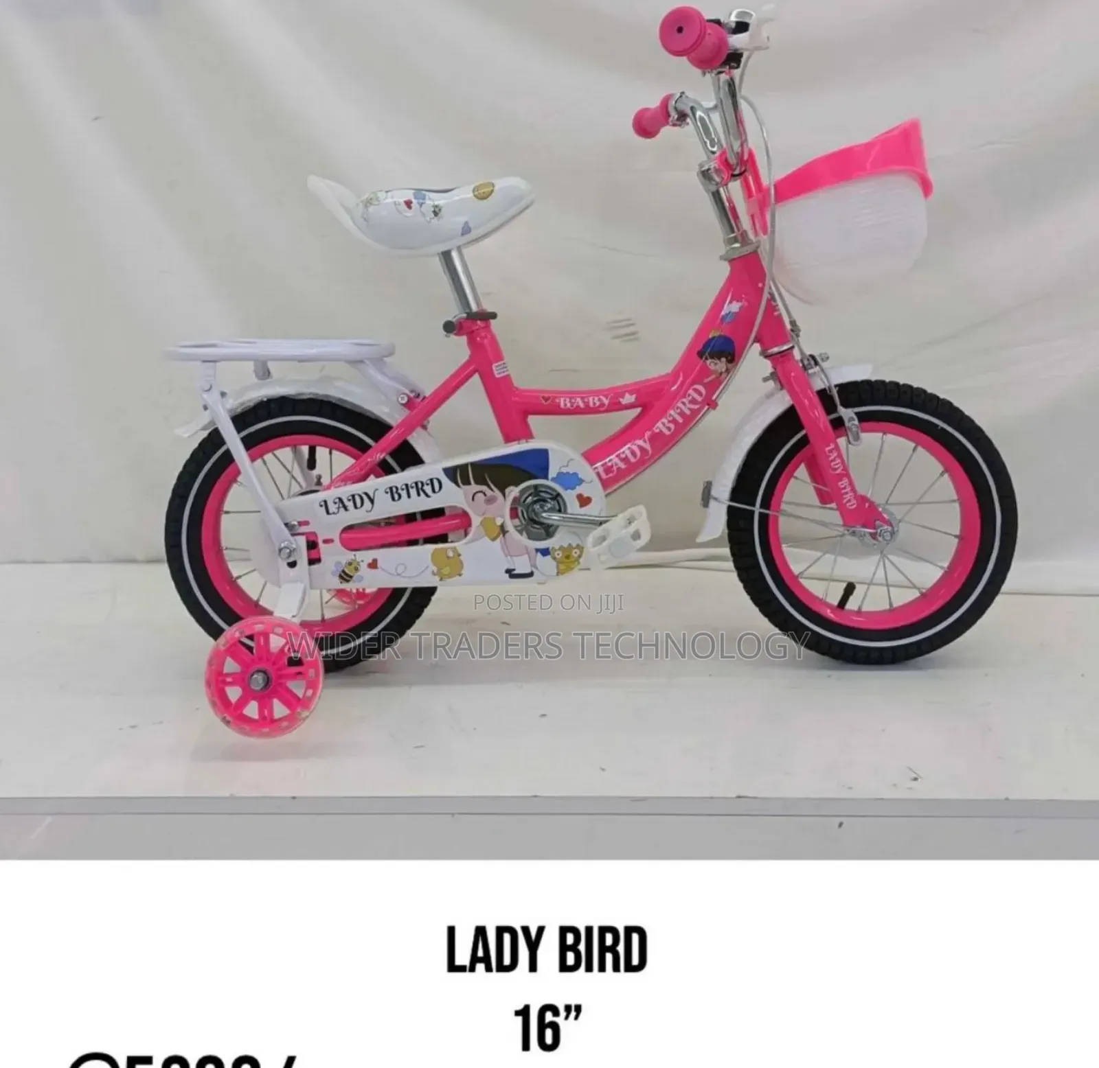 Bicycle SIZE 16" (Pink) Ideal for 8 to 12 Years