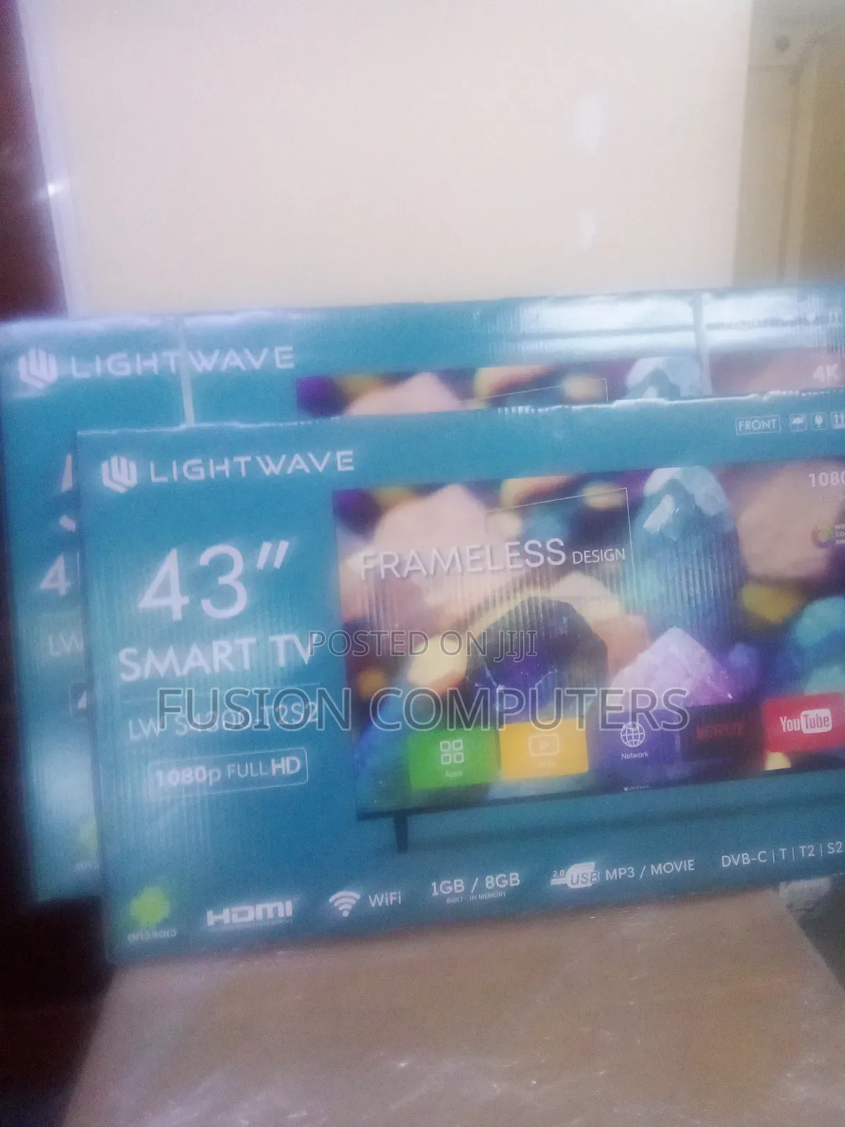 Lightwave 43”inches Smart Android LED TV