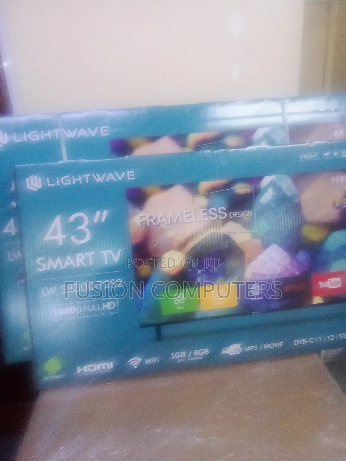 Lightwave 43”inches Smart Android LED TV
