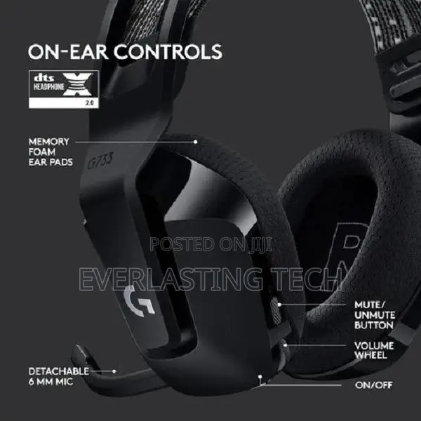Logitech G G733 LIGHTSPEED Wireless RGB Gaming Headset