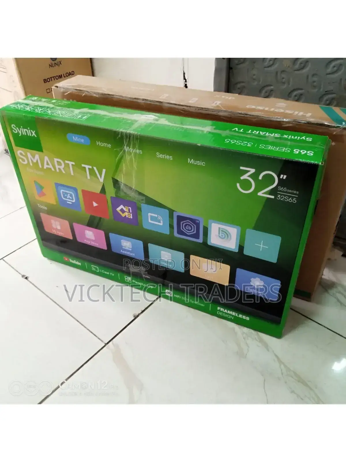 Syinix 32s65 Smart and Frameless 32 Inches Tv