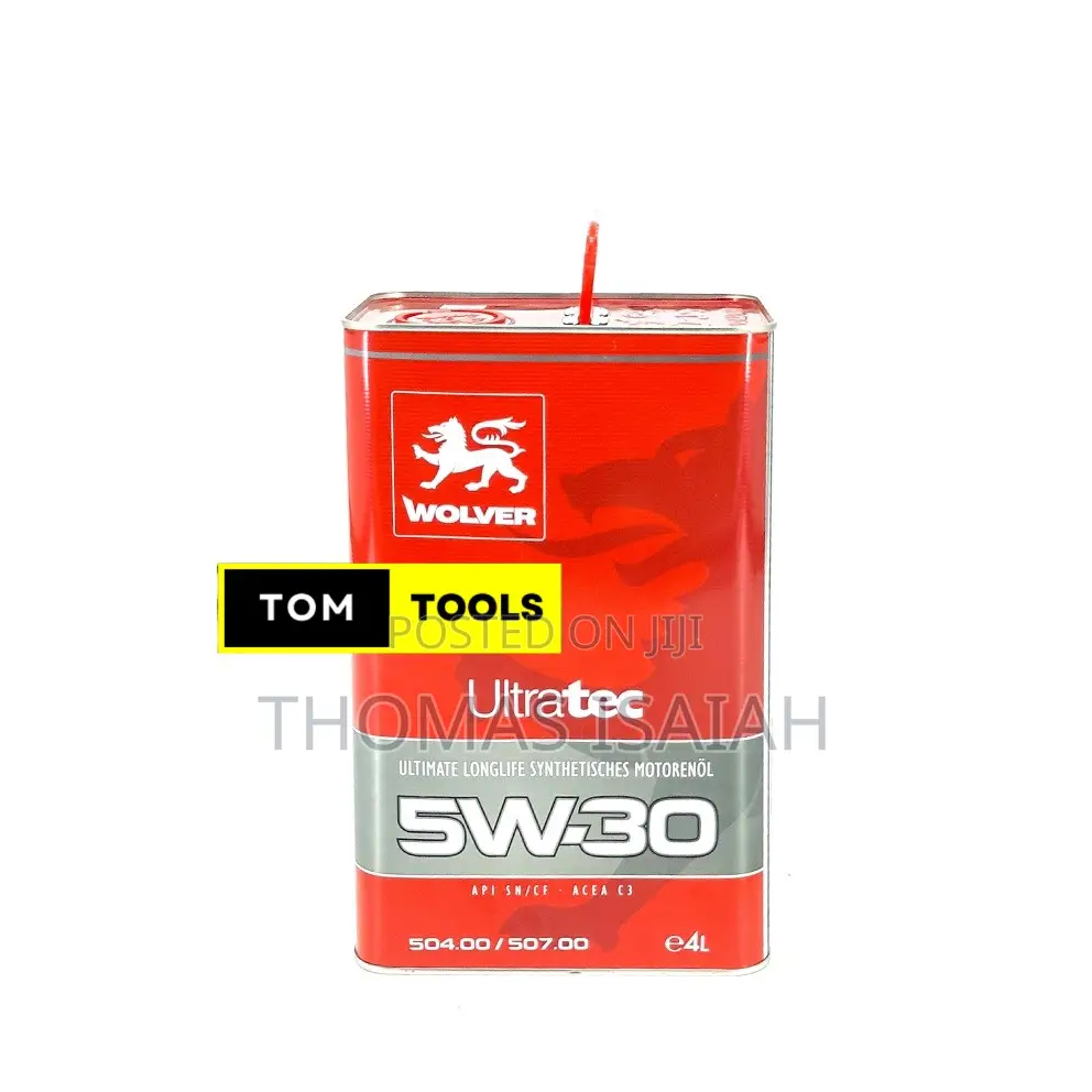 WOLVER Ultratec 5W 30 Ultimate Longlife Synthetic Motor Oil