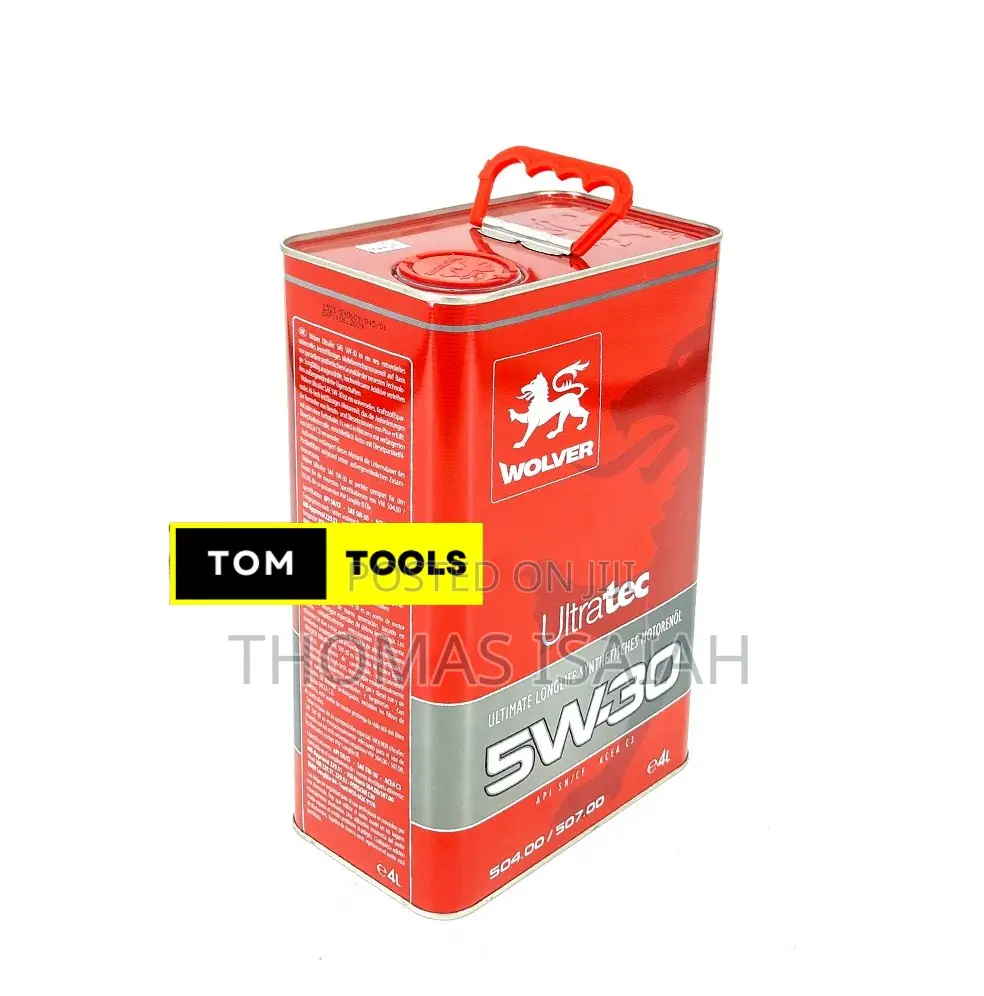 WOLVER Ultratec 5W 30 Ultimate Longlife Synthetic Motor Oil