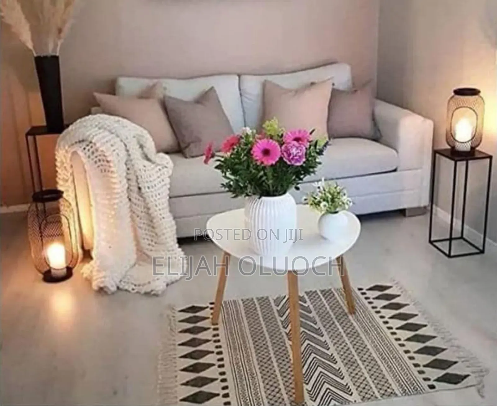 Amazing Shoppee Wood Triangle Side End Table