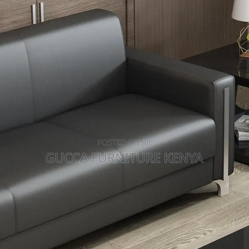 Sofas:5-Seater PU Leather Executive Office Sofa Set