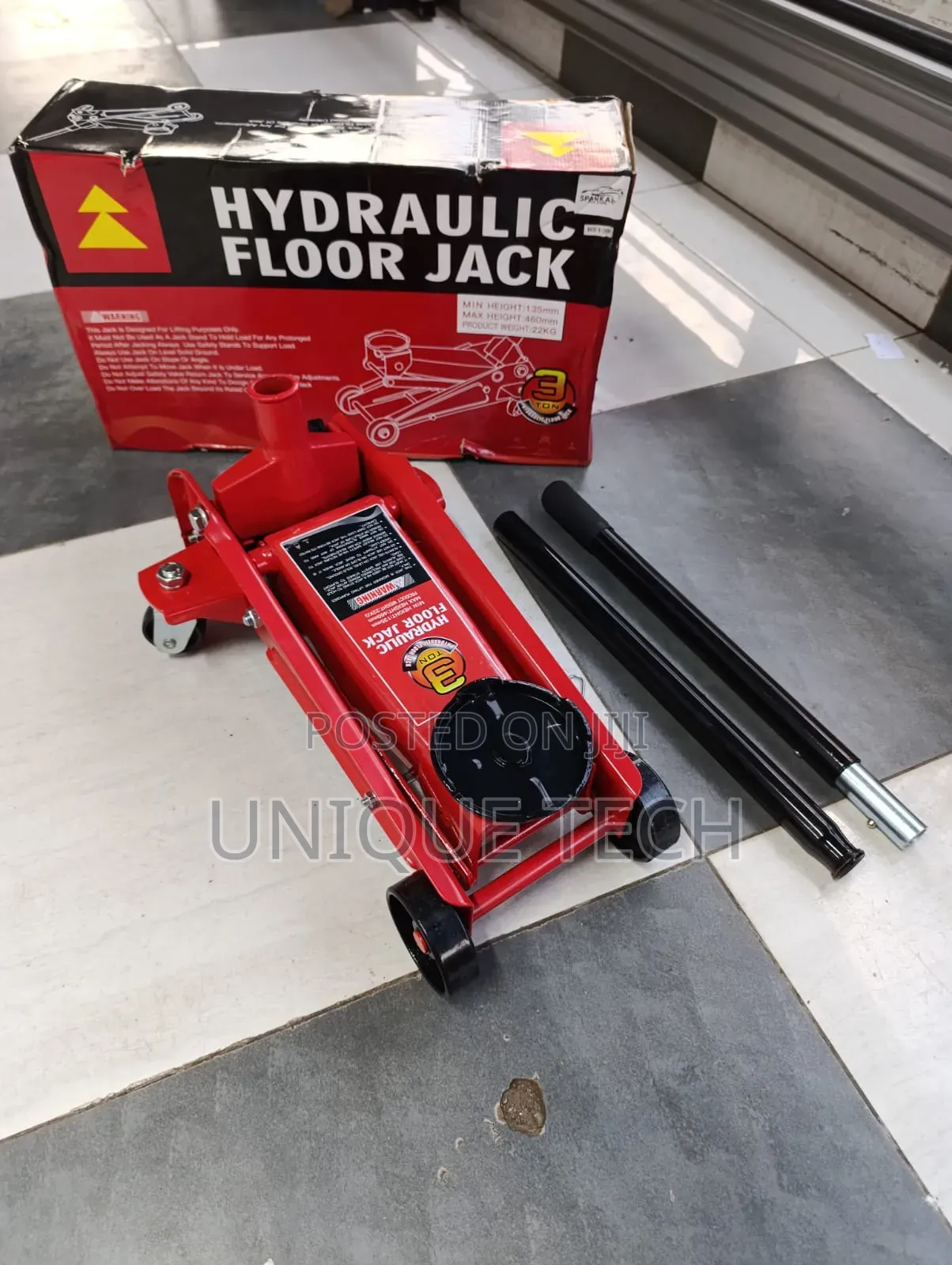 Durable 3 Ton Auto Lift Trolley Jack