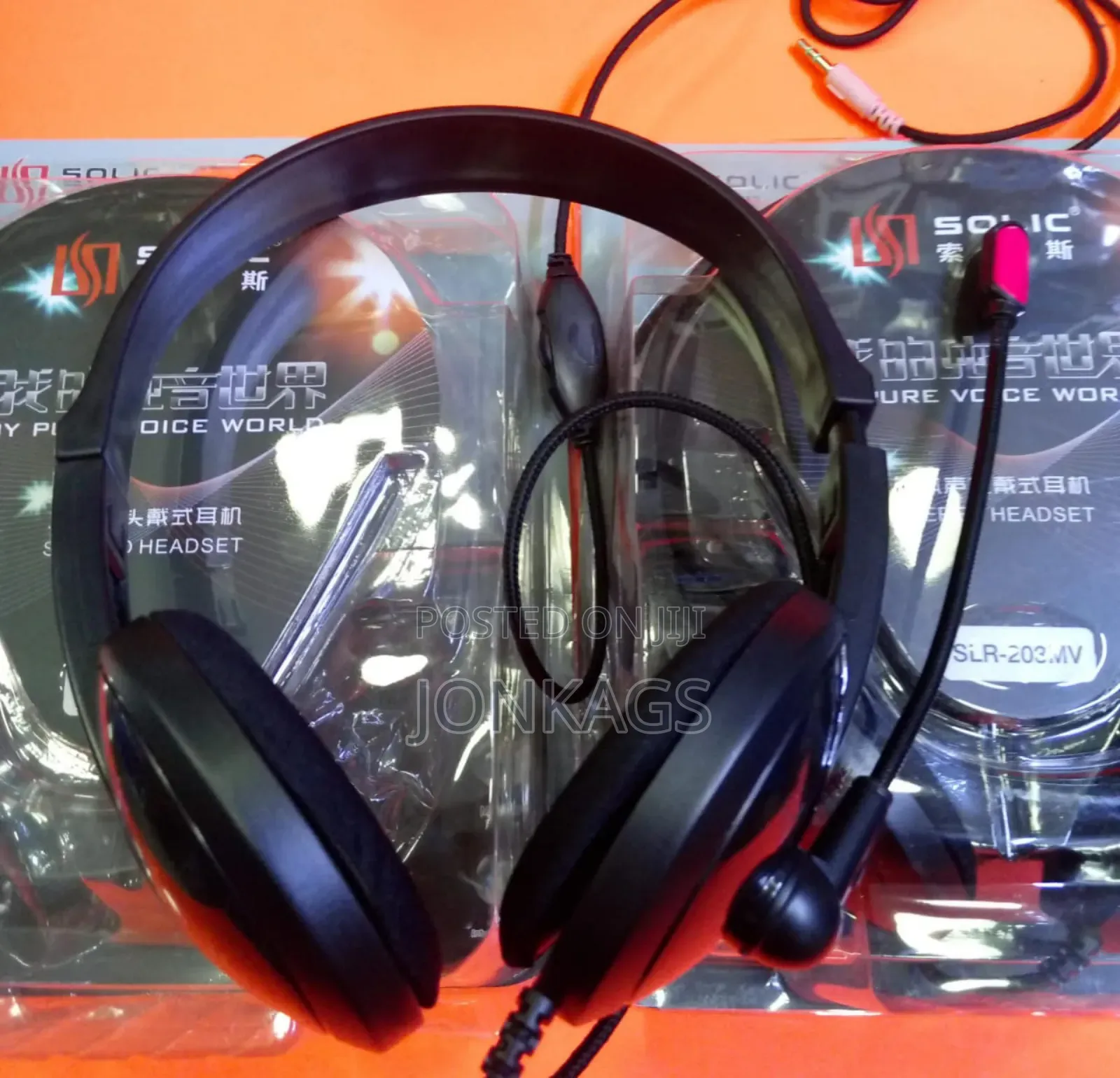 Solic Headphones Solic 203 With External Microphone