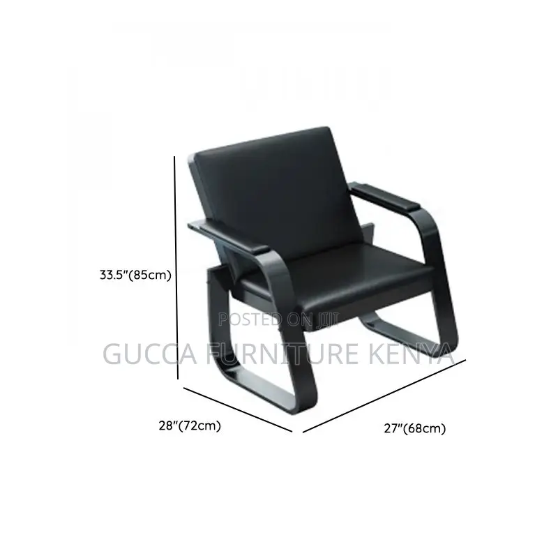 Office Chairs: Kinsuite Leather 5-Seat Reception Office Sofa