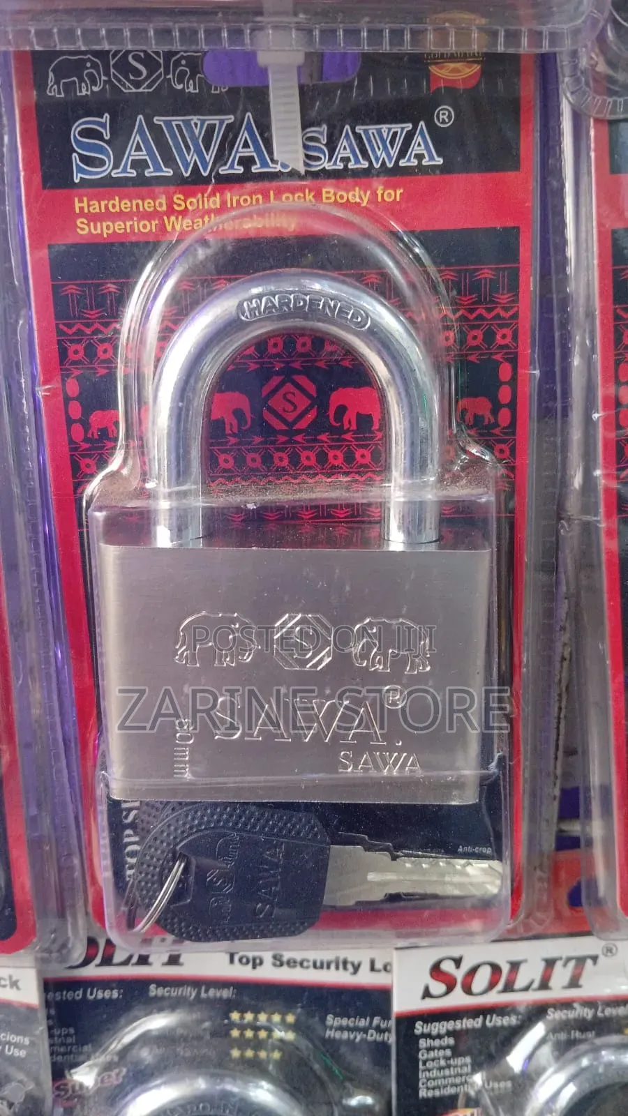 Sawa Padlock 60mm Made of Hardened Steel