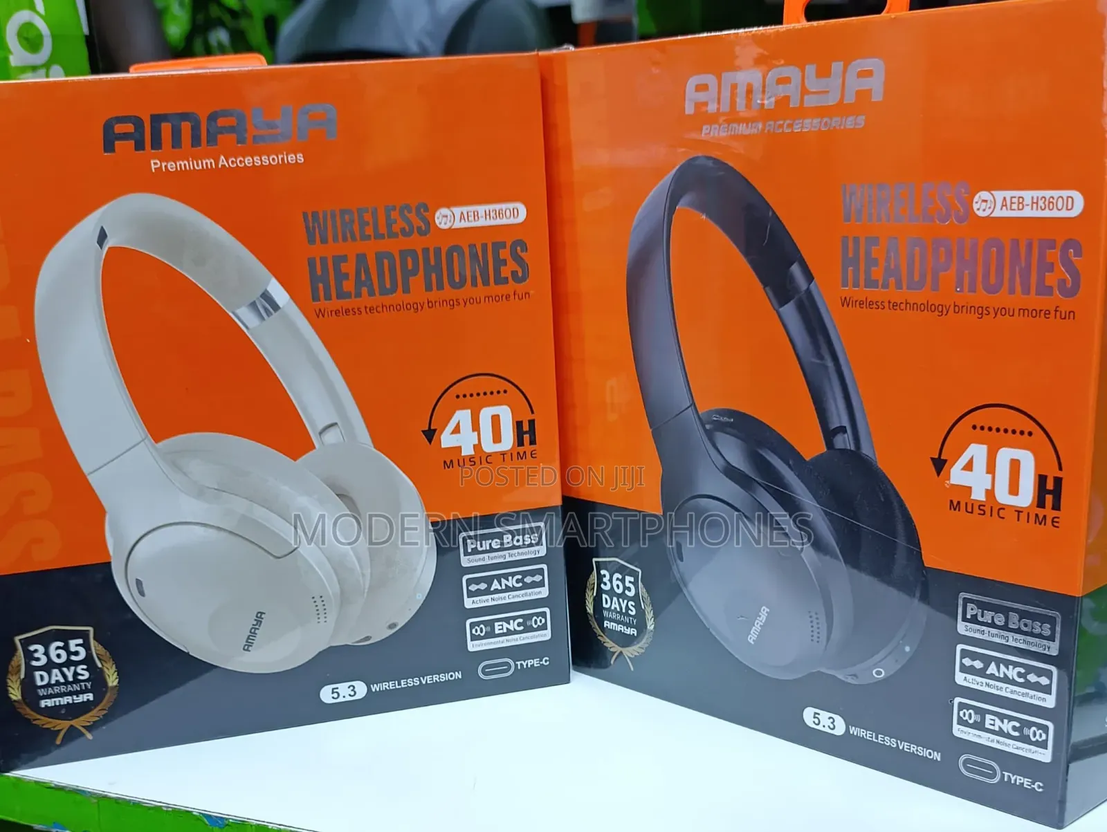 Amaya Active Noise Cancellation Headphones
