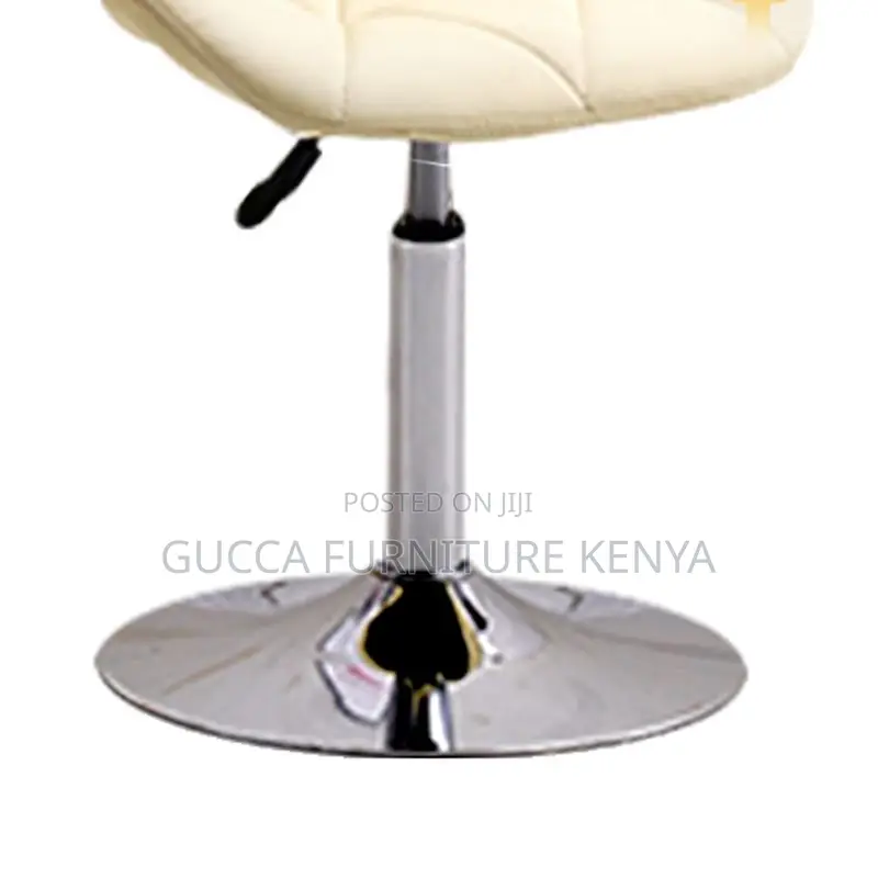 Home Chairs: Flexible Height Leather Swivel Barstool