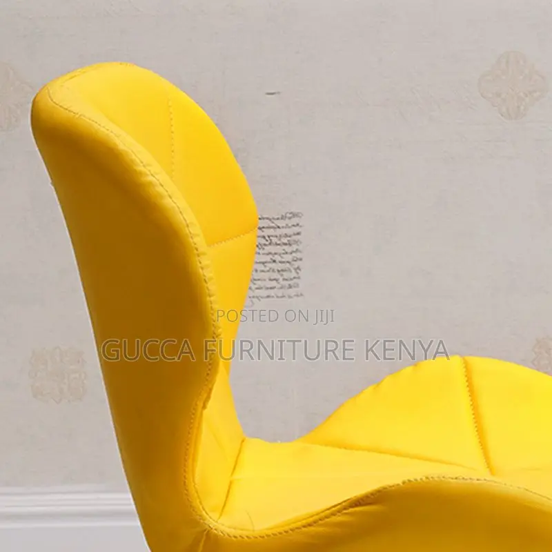 Home Chairs: Flexible Height Leather Swivel Barstool