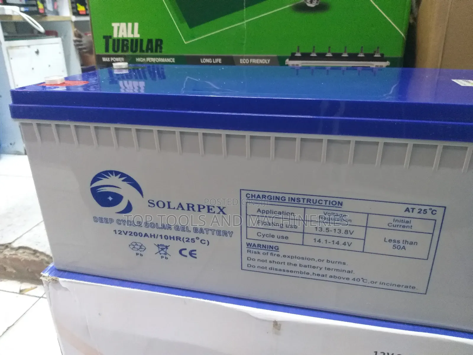 Solarpex 12v 200ah Deep Cycle Solar Gel Battery