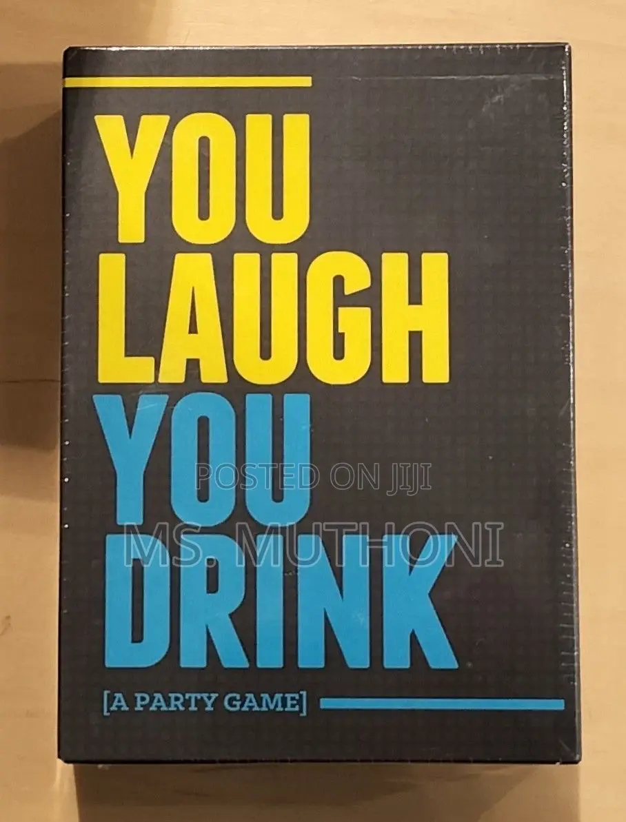 Drinking Party Game, You Laugh You Drink