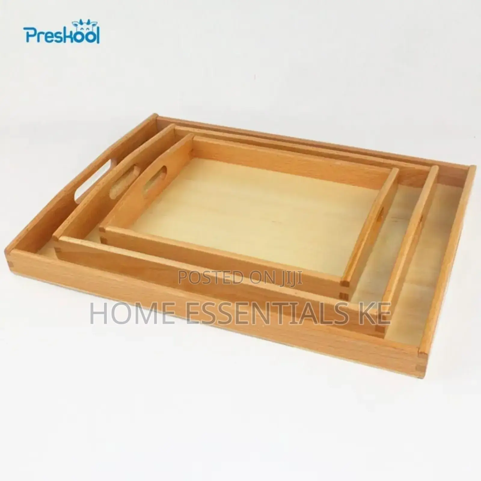 *Multifunctional Big Sized 3in1 Bamboo Serving Trays