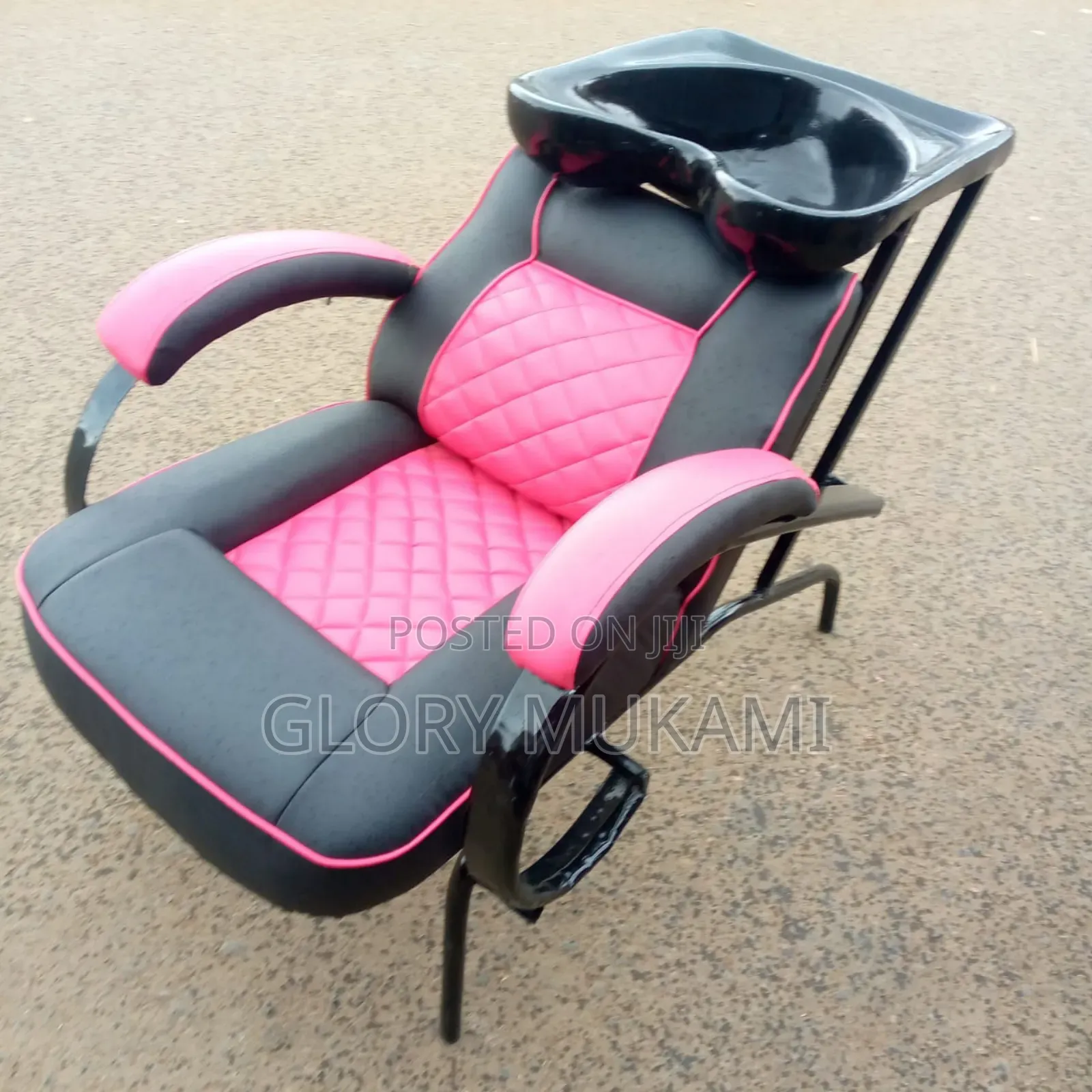 Pink Salon Sink Chair