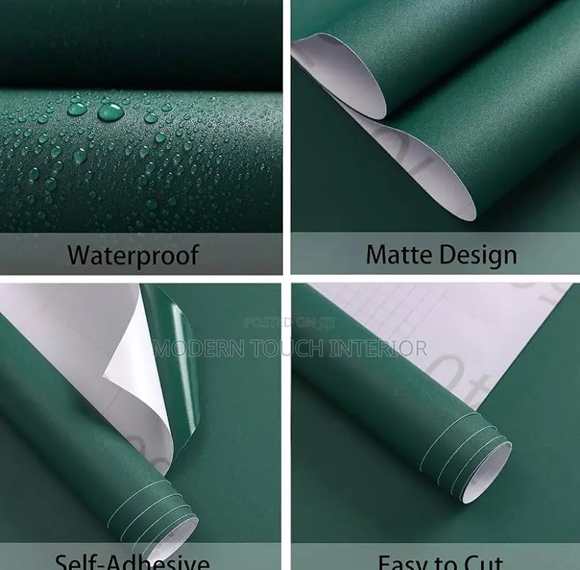 Green Contact Wallpaper: Measures 0.6 by 10 Meters
