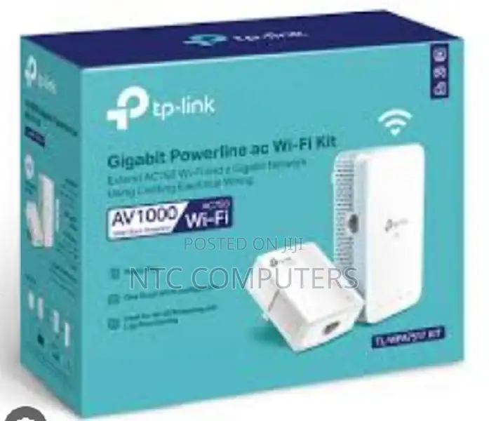 Tp-Link Av1000+Ac1200 Gigabit Powerline Ac Wi-Fi Kit - Tl-Wp