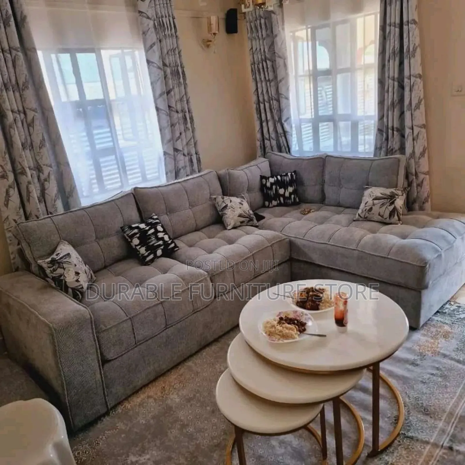 Quality Fabric Coner Seat Sofa