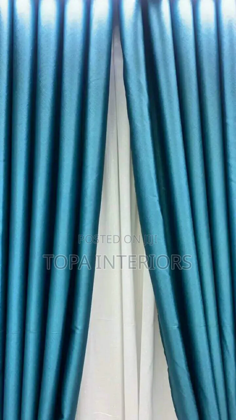 Heavy Lined Bedroom Blackout Window Curtains