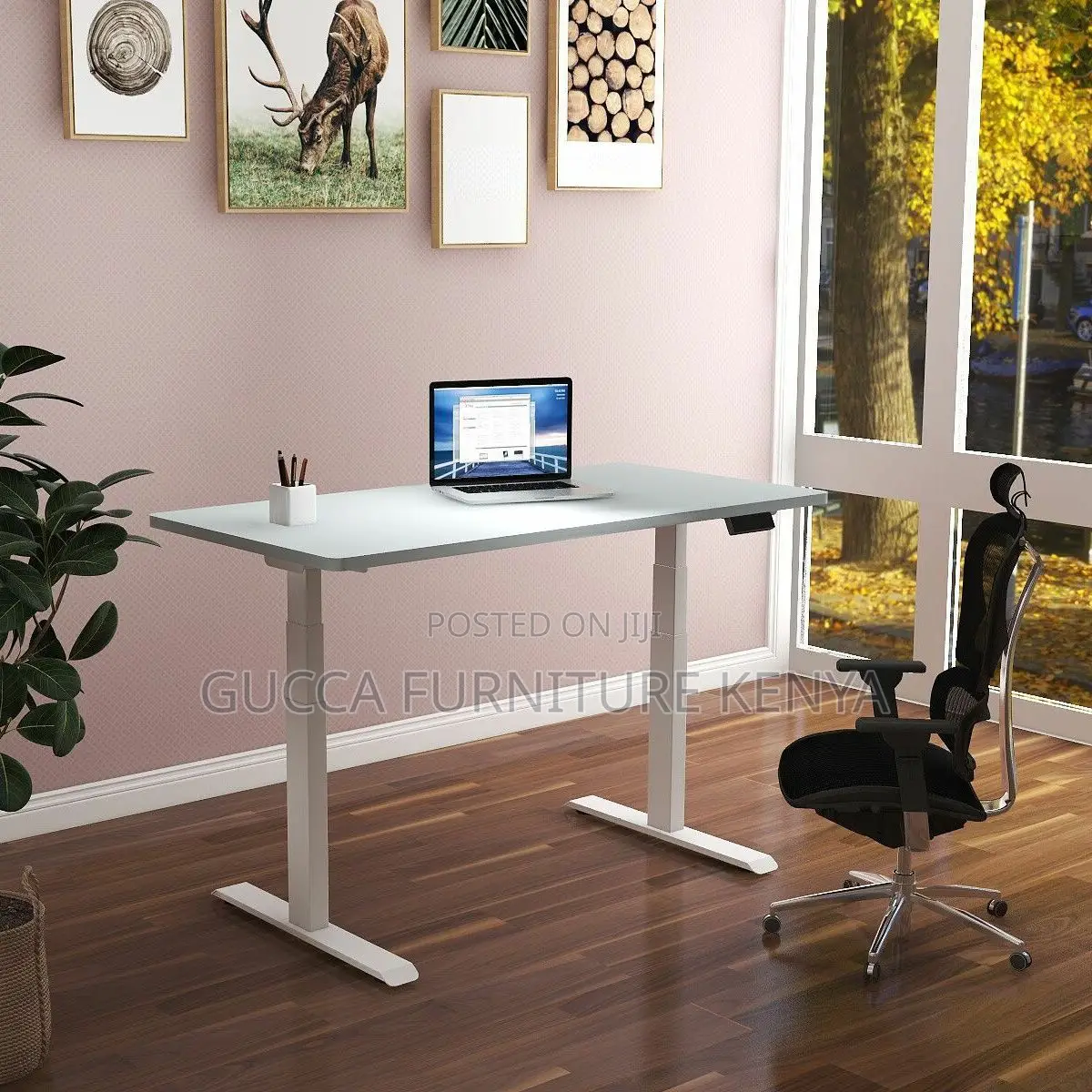 Office Table:1600mm Electric Adjustable Standing Office Desk