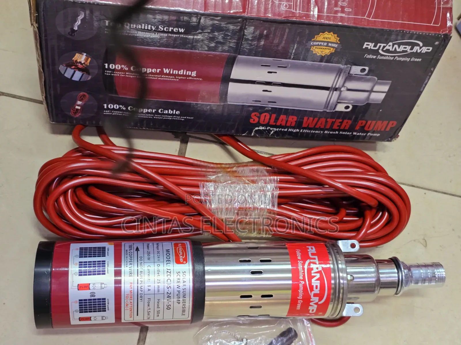 Rutan Submersible Water Pump