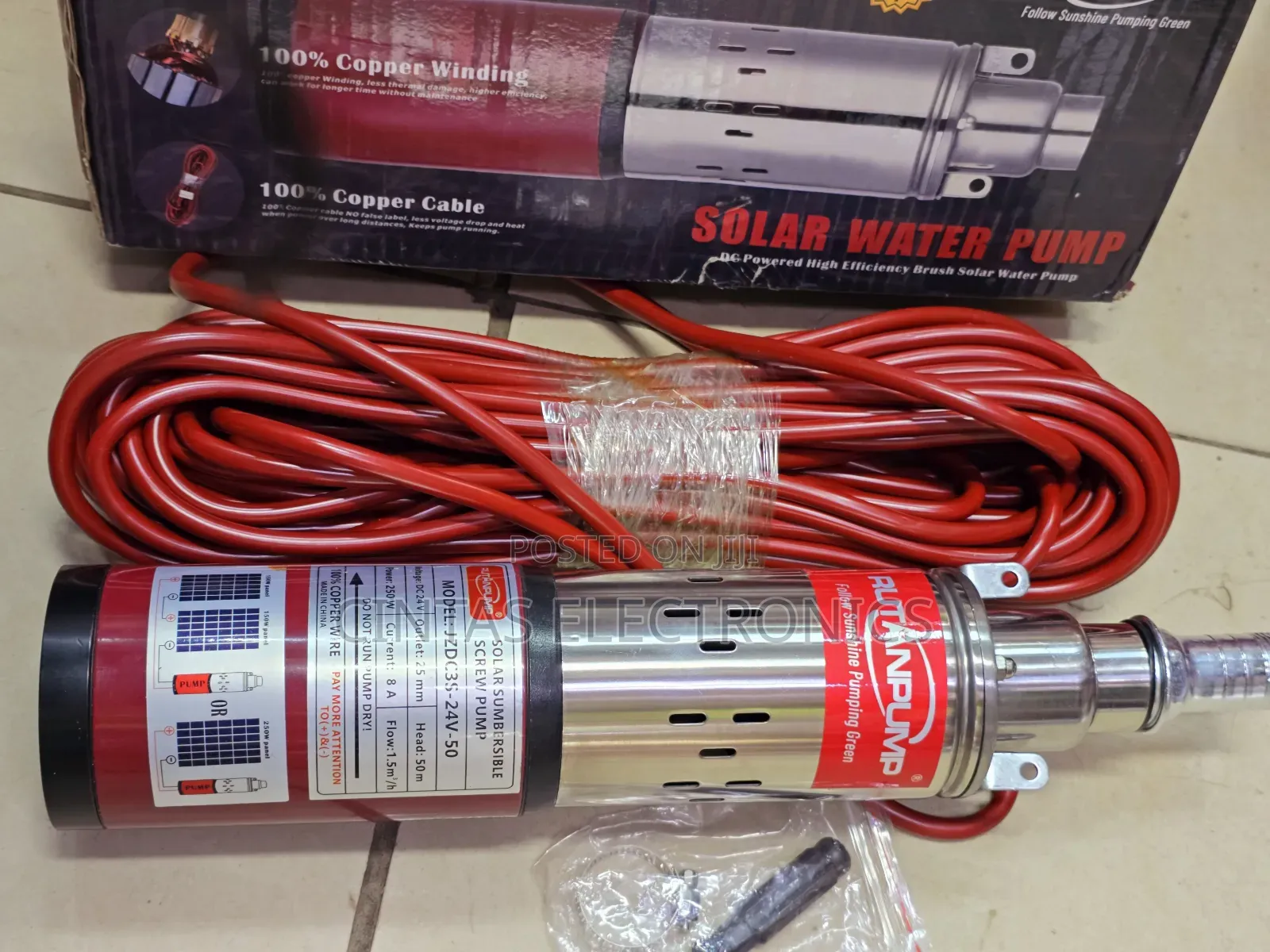Solar Rutan Pump/Submersible Water Pump