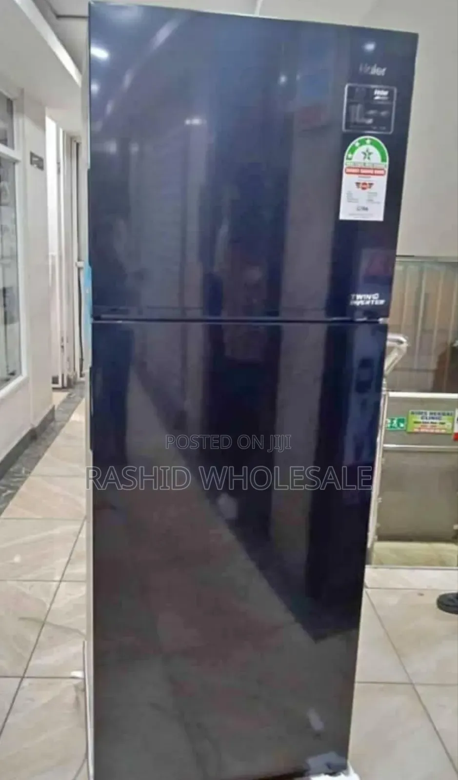 Haier 333l Double Door No-frost Fridge Refrigerator .