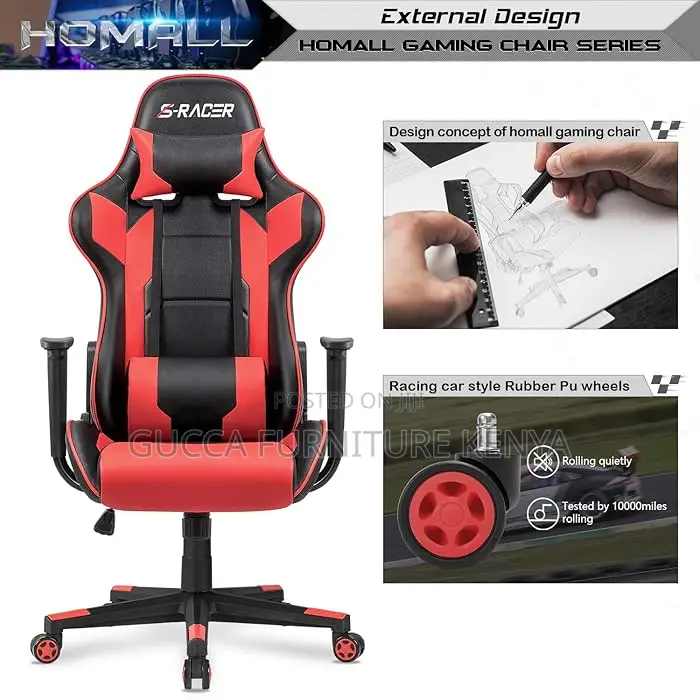 Office Chairs: Ergonomic Leather Gaming Office Chairs