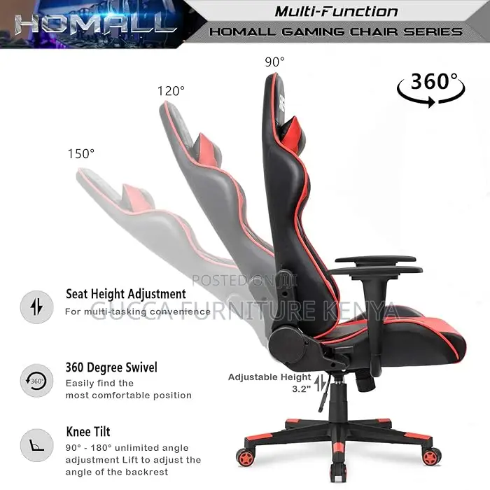 Office Chairs: Ergonomic Leather Gaming Office Chairs