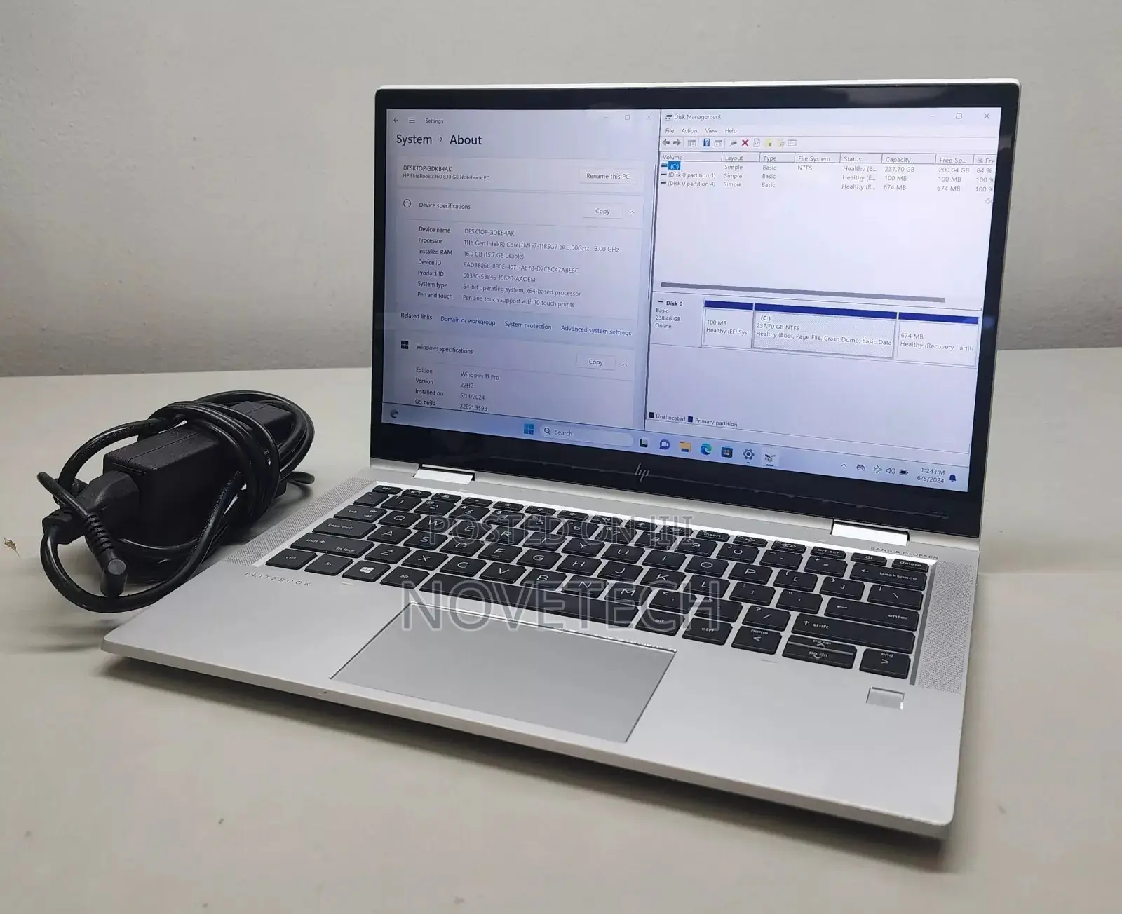 Laptop HP EliteBook 830 G8 16GB Intel Core I7 SSD 512GB