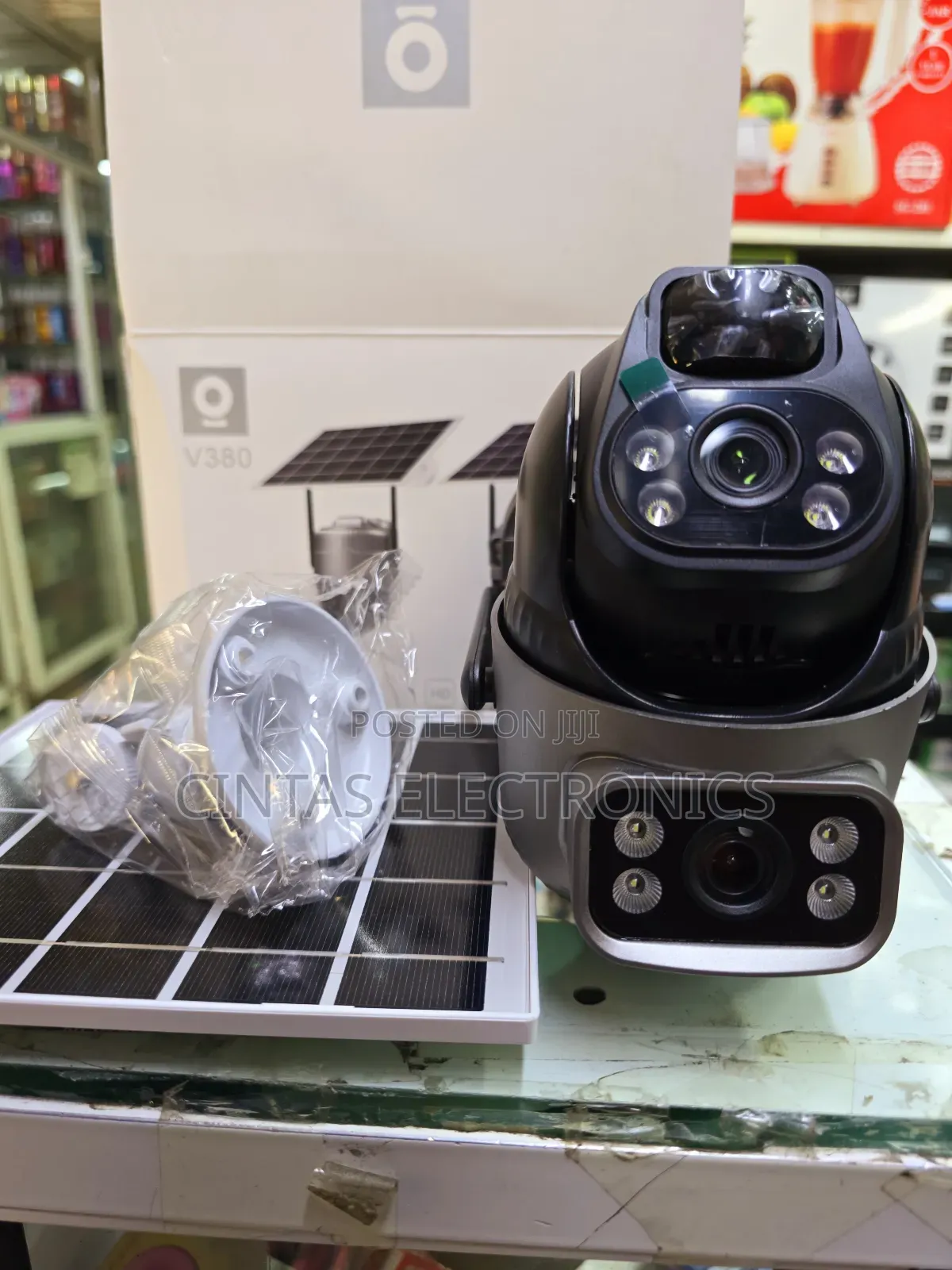 PTZ Solar CCTV With Dual Lens