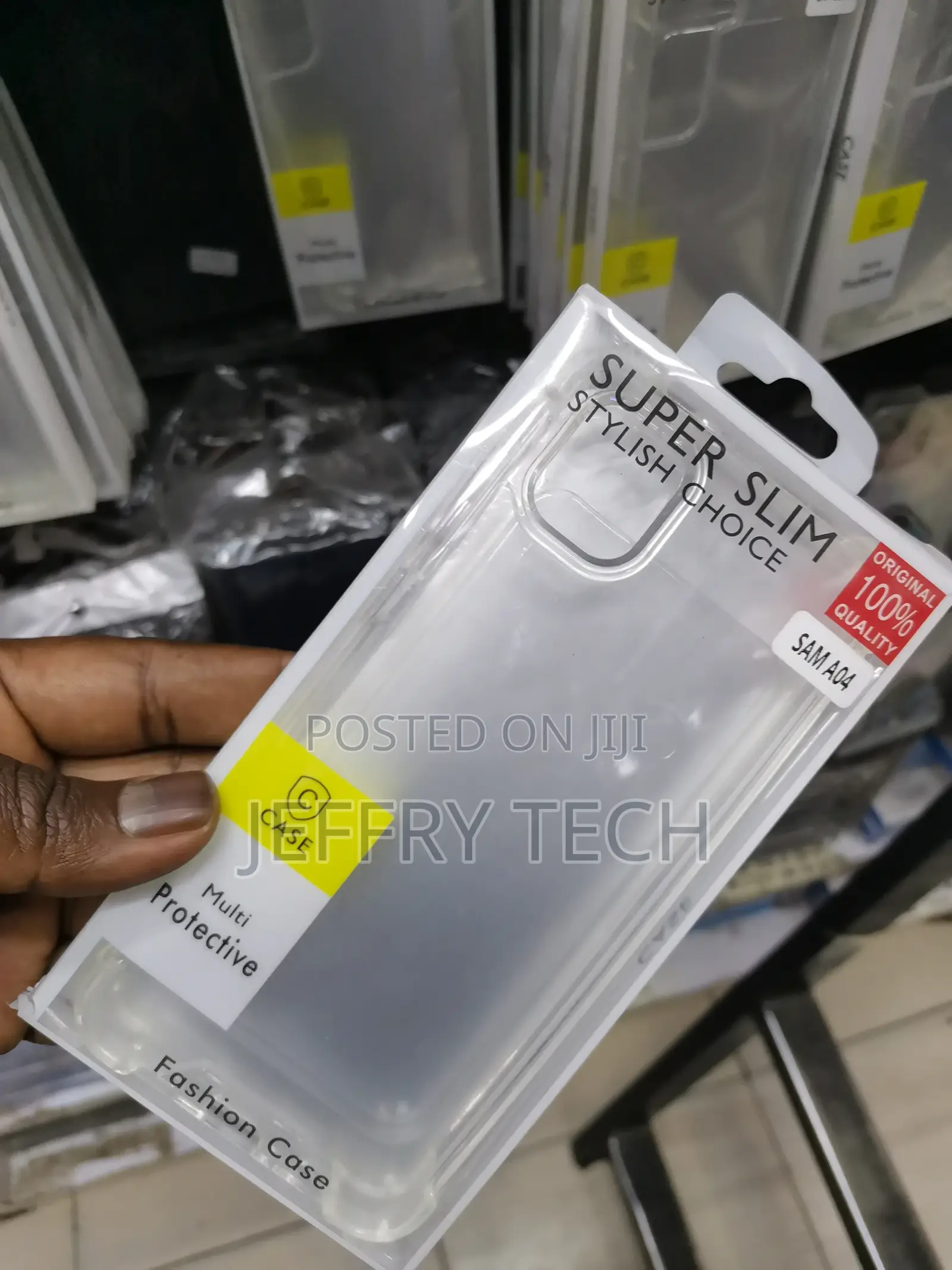 Samsung A04 Clear Case Soft Slim Protective TPU Phone Cover