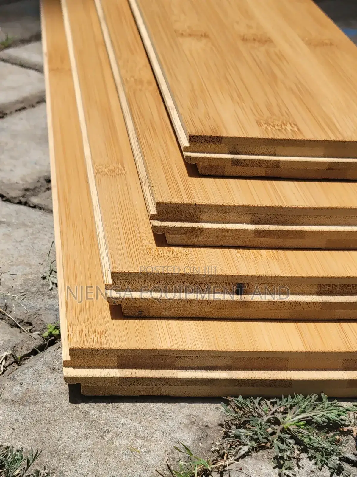 Elegant Interlocking Bamboo Flooring