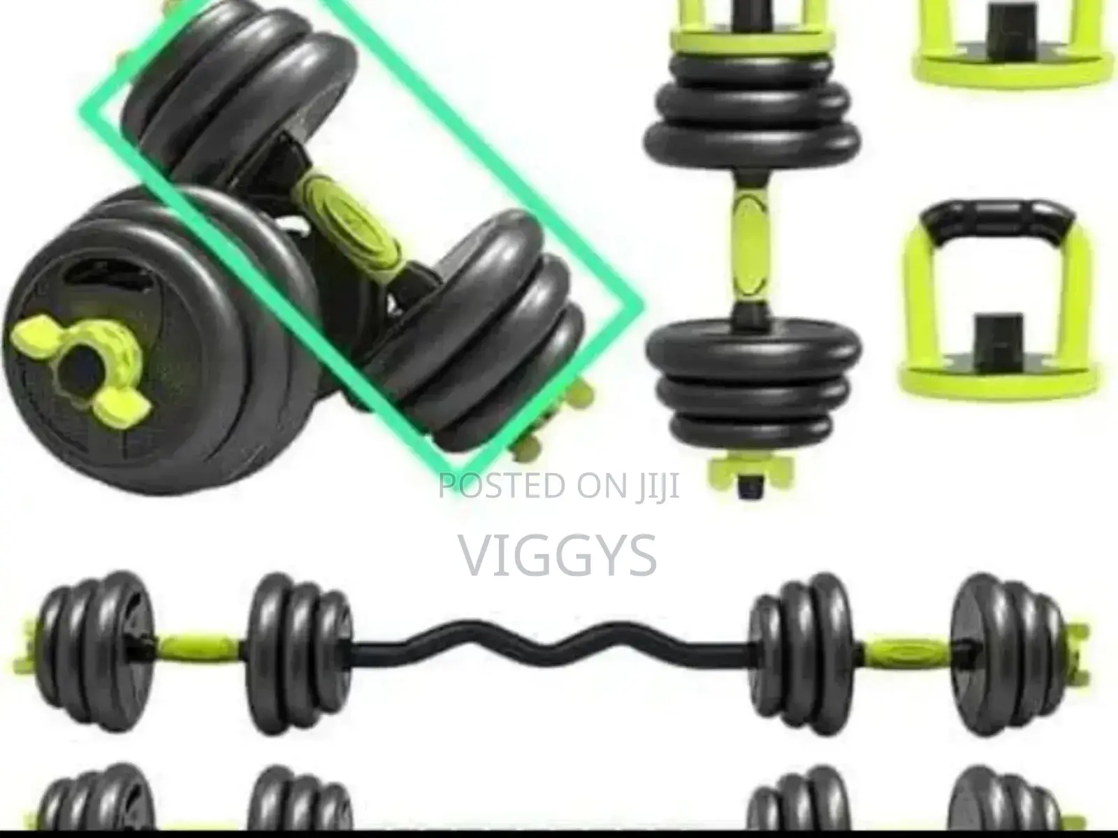 Biceps 30 KGS 6 In1 Dumbbells B-5