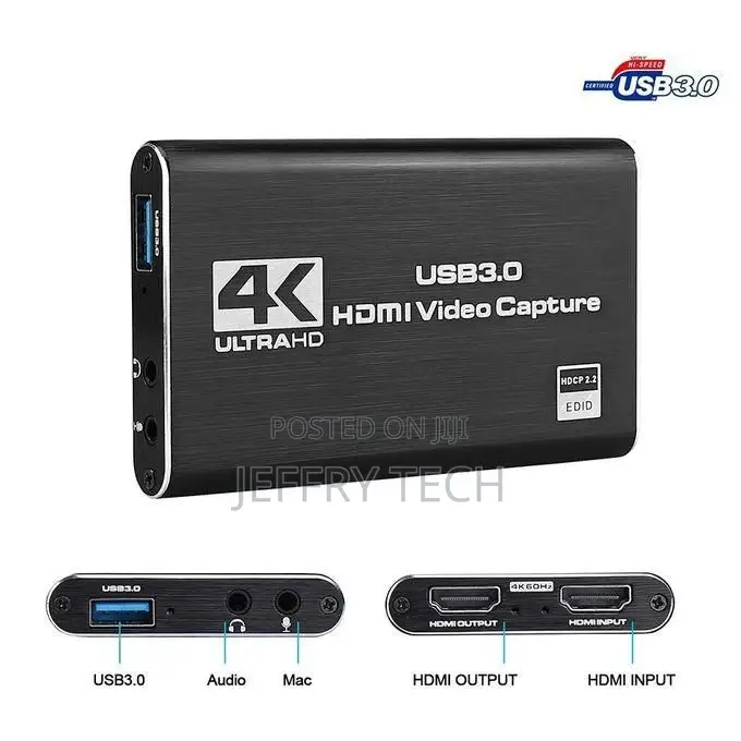  HDMI to USB 3.0 HD Video Audio Game Capture Card Device F