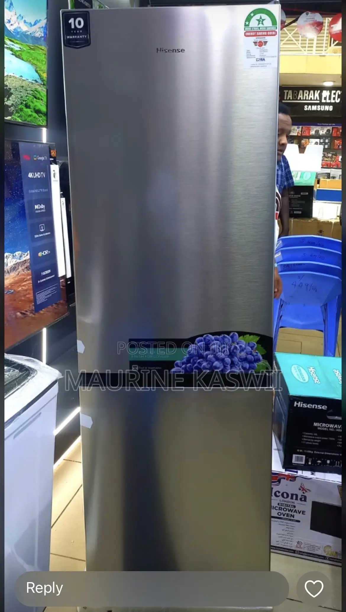 Hisense Bottom Freezer Refrigderator 286l