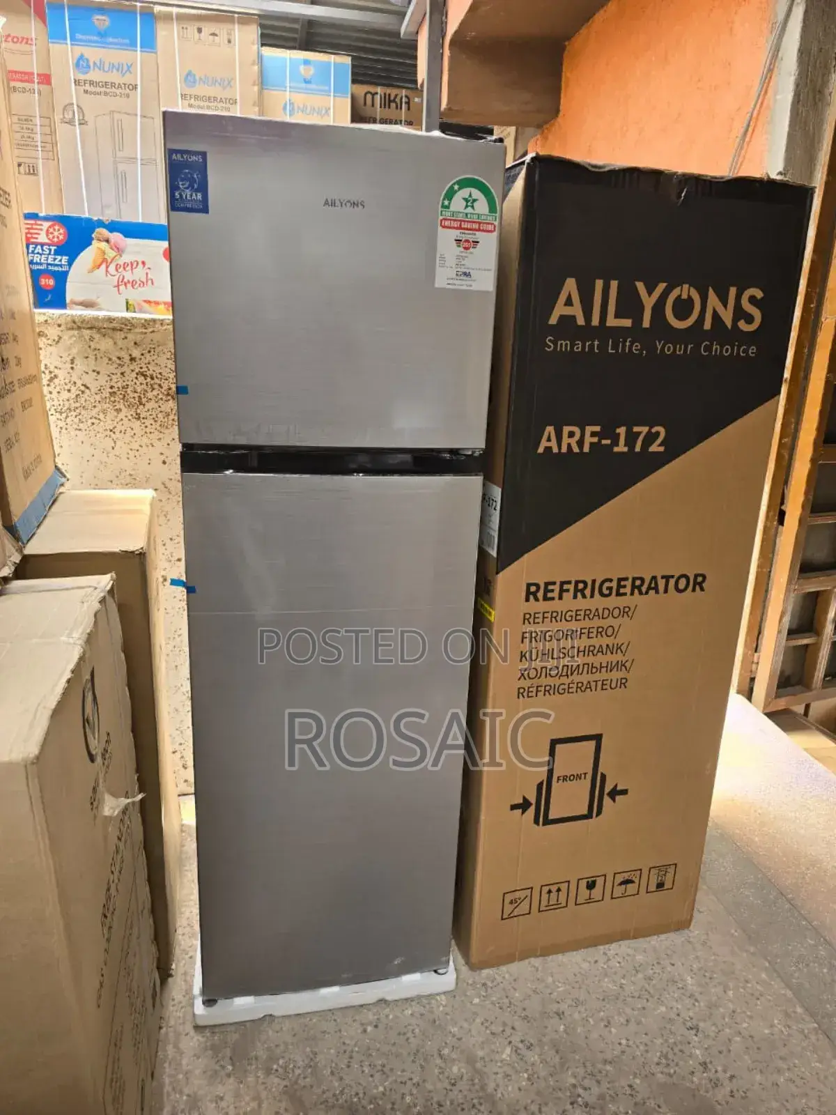 168 Litres Double Door Ailyons Refrigerator