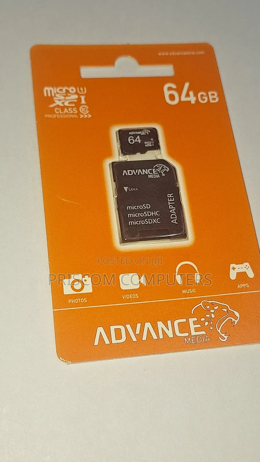 64gb Advance Microsd Memory Card With Reader