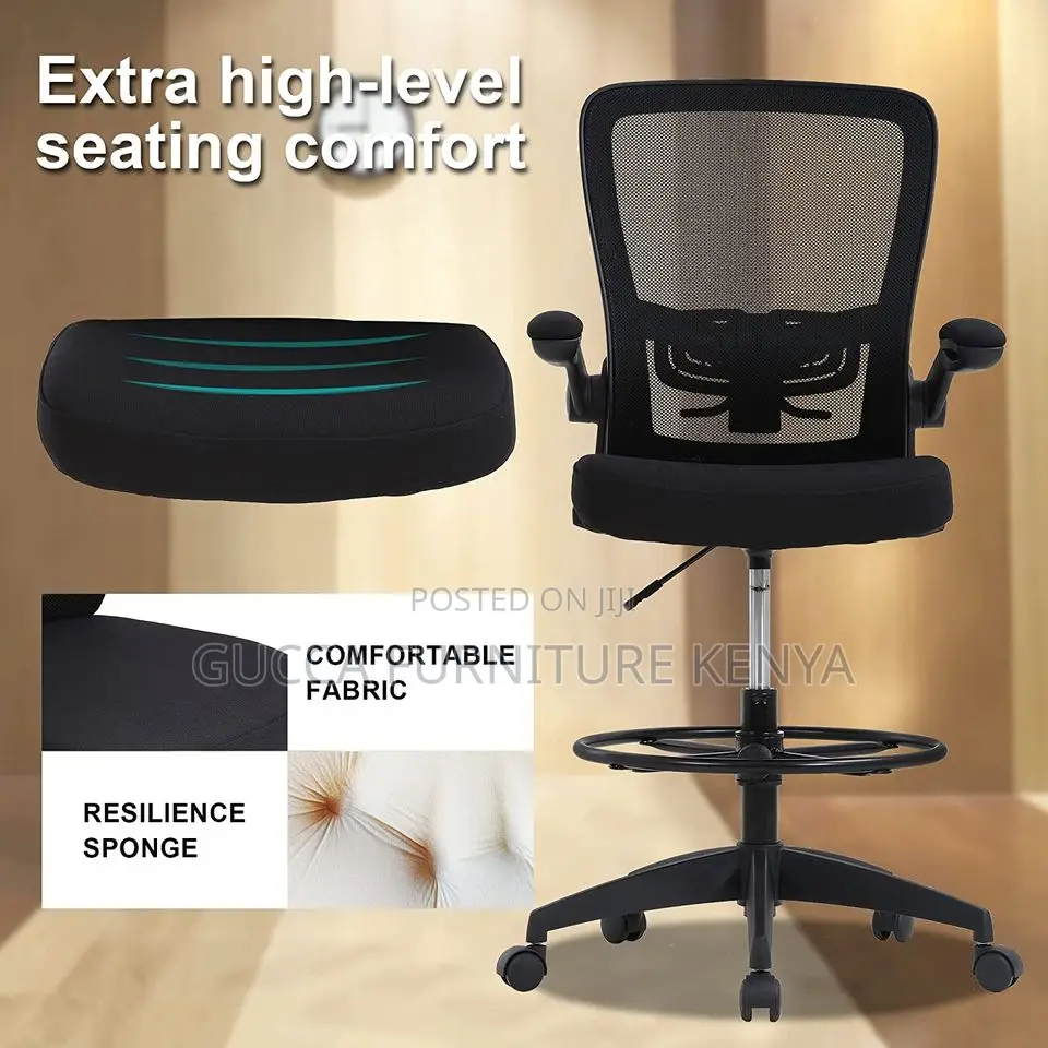 Office Chairs: High Reception Office Counter Chair